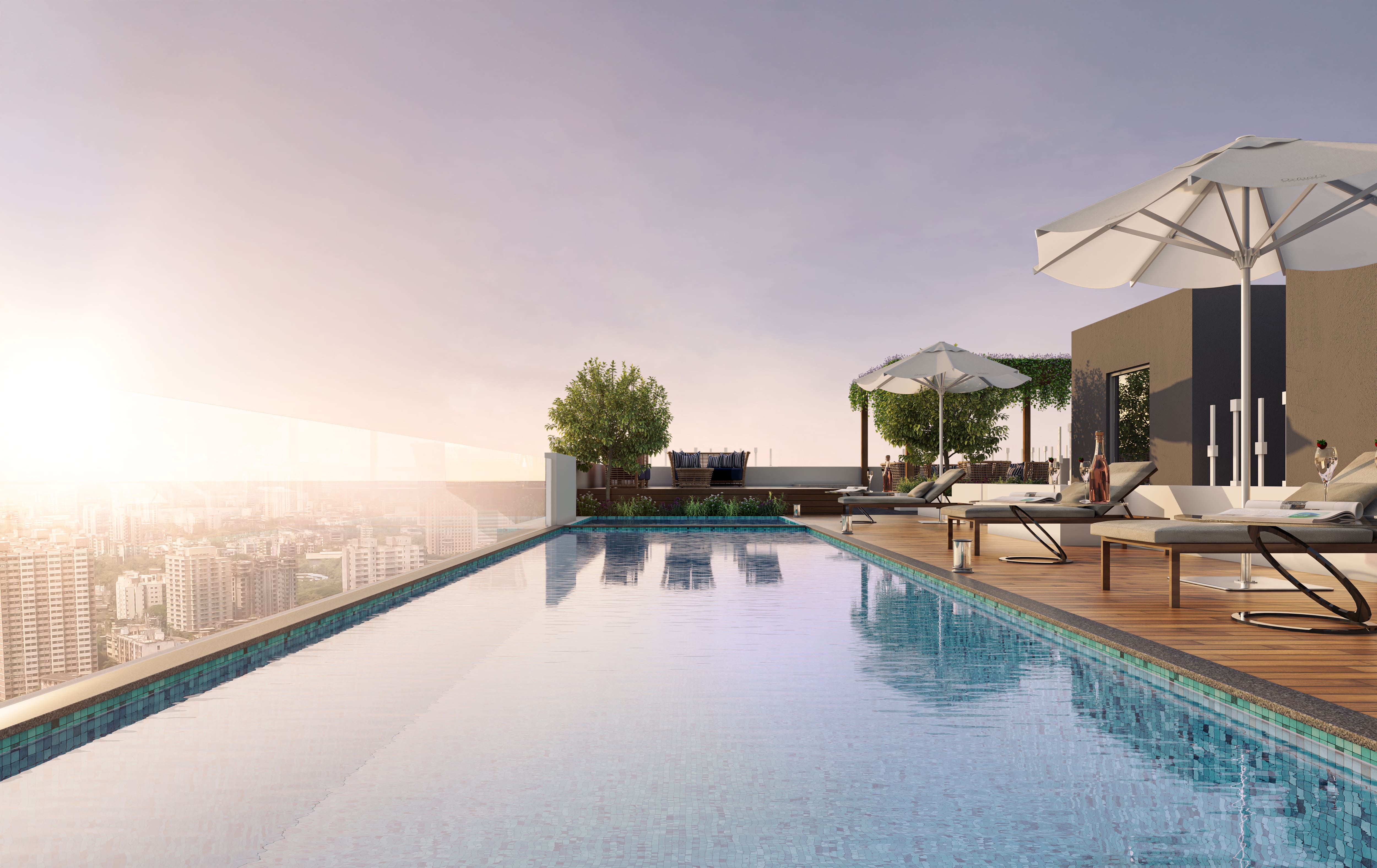 Infinity Swimming Pool with Panoramic Views